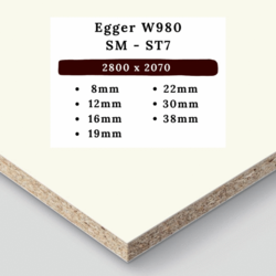 EGGER BLANC GR KAOLIN 08MM 980 280X207 REF W980 ST7 - E1 P2